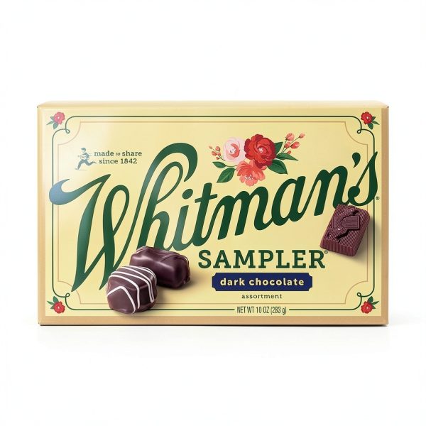 Whitman's Dark Chocolate Sampler 10oz Assorted Box-0