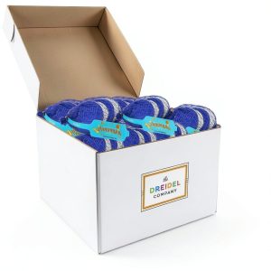 Blue Silver Hanukkah Mesh Bags Gelt Coin Chocolates Dreidel-0