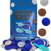 Blue Silver Hanukkah Mesh Bags Gelt Coin Chocolates Dreidel-8