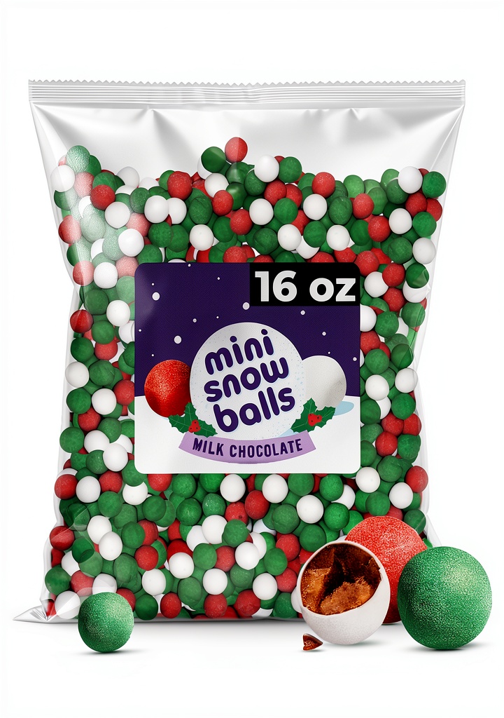 Colorful Christmas Candy Mix