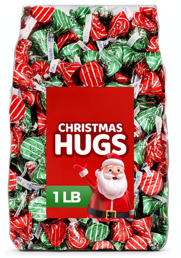 Candylish Holiday Chocolate Hugs 1lb Bulk Candy-0