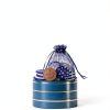 Blue Silver Hanukkah Mesh Bags Gelt Coin Chocolates Dreidel-7
