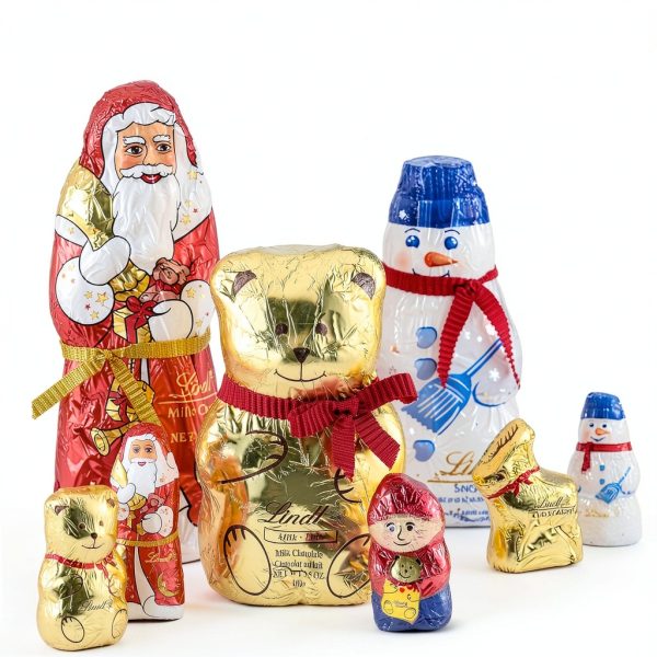 Lindt Milk Chocolate Mini Santa Gift Box-2