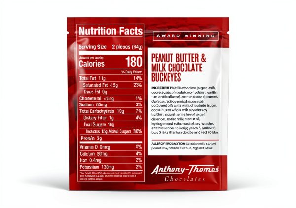 Anthony Thomas Milk Chocolate Buckeyes 24 Count-0