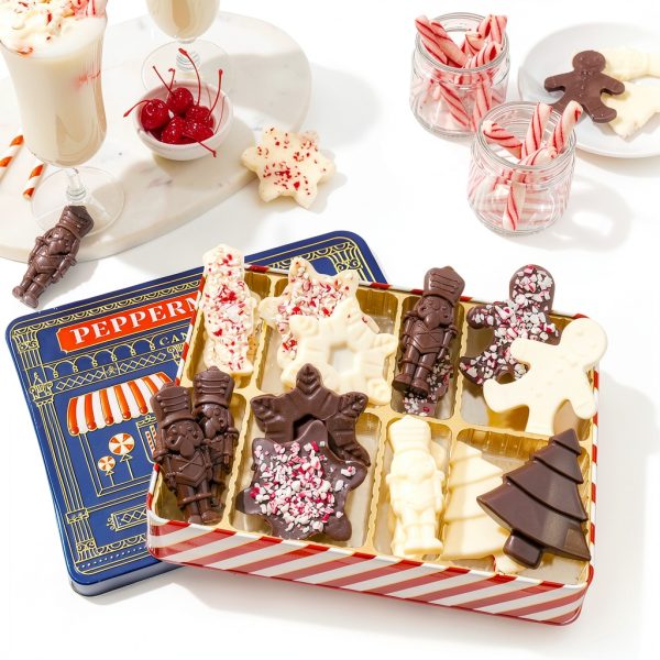 Peppermint Bark Tin Bonnie Pop Chocolate Gift-2