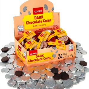 Carmit Dark Chocolate Coins Hanukkah Gelt 24 Pack-0