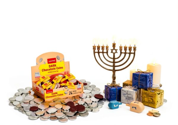 Carmit Dark Chocolate Coins Hanukkah Gelt 24 Pack-4