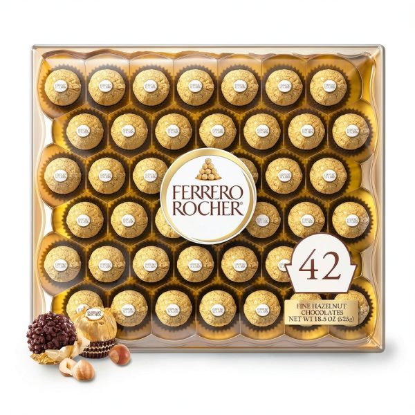 Ferrero Rocher Chocolate Gift Box 42 Count Premium-0