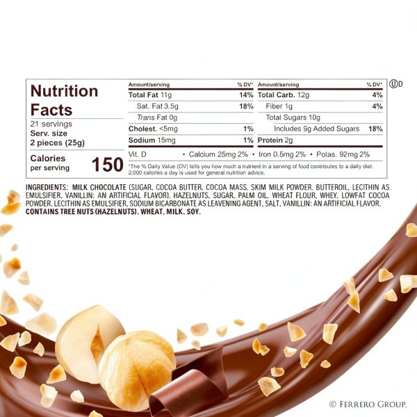 Ferrero Rocher Chocolate Gift Box 42 Count Premium-1