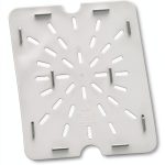 Winco Drain Shelves Half Size Compact Stainless Steel Food Service-0