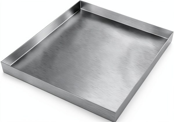 Mokapit 27x25x2.5" Stainless Steel Washing Machine Drain Pan – No Leak-0