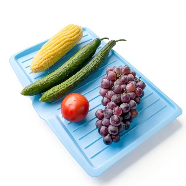 18 Inch Plastic Dish Drainer Board Generic Slip Resistant Drain Tray-1