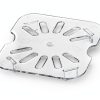 Carlisle FoodService Products Plastic Drain Shelf for 1/6 Size Food Pan Clear (Pack of 6), 0.6 Inches-8