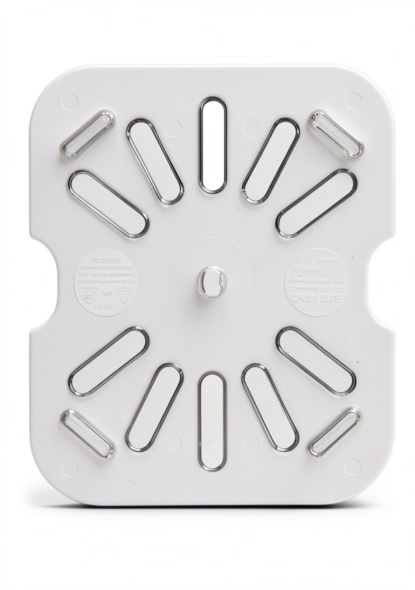 Carlisle FoodService Products Storplus Food Pan Drain Shelf Drain Tray for Kitchens, Restaurants, and Hotels, Polycarbonate, 1/6 Size, Clear-1