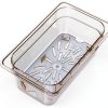Plastic Drain Shelf Carlisle FoodService Products 1/4 Size Clear Pan-3