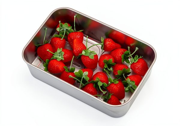 Set of 24 Plastic Drain Shelf - Premium Acrylic Drain Away Trays for 1/6 Size Food Pans (4.5" x 4") - Kitchen & Commercial Use for Fruits Vegetables Meats-3