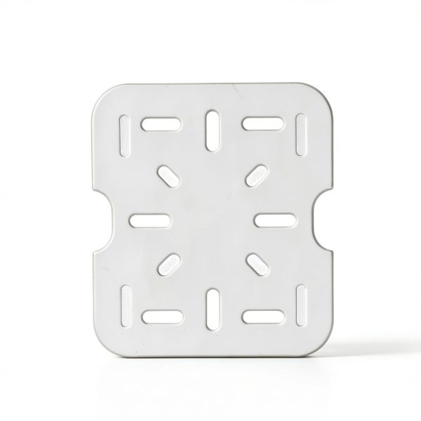 12 PCS Plastic Drain Shelf for 1/6 Size Food Pan, Clear Plastic Food Drain Trays, Acrylic Grates with Raised Feet for Food, Fruits, Vegetables, Sinks-2