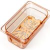 Carlisle FoodService Products StorPlus Drain Shelf, Drip Tray for 1/4 Size Food Pans, 10.25" x 6.38", 1 Count, Amber-5