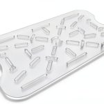Polycarbonate Food Storage Box Drain Shelf 12x18 TrueCraftware Clear-0