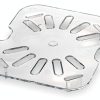Carlisle FoodService Products Plastic Drain Shelf for 1/6 Size Food Pan Clear (Pack of 6), 0.6 Inches-3
