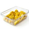 Carlisle FoodService Products Storplus Food Pan Drain Shelf for Kitchens, Restaurants, and Hotels, Polycarbonate, 1/2 Size, Clear-1