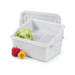 Vollrath Natural Sanitary Drain Box 52618 Polyethylene 20x15x5-0