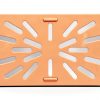 Carlisle FoodService Products StorPlus Drain Shelf, Drip Tray for 1/4 Size Food Pans, 10.25" x 6.38", 1 Count, Amber-1